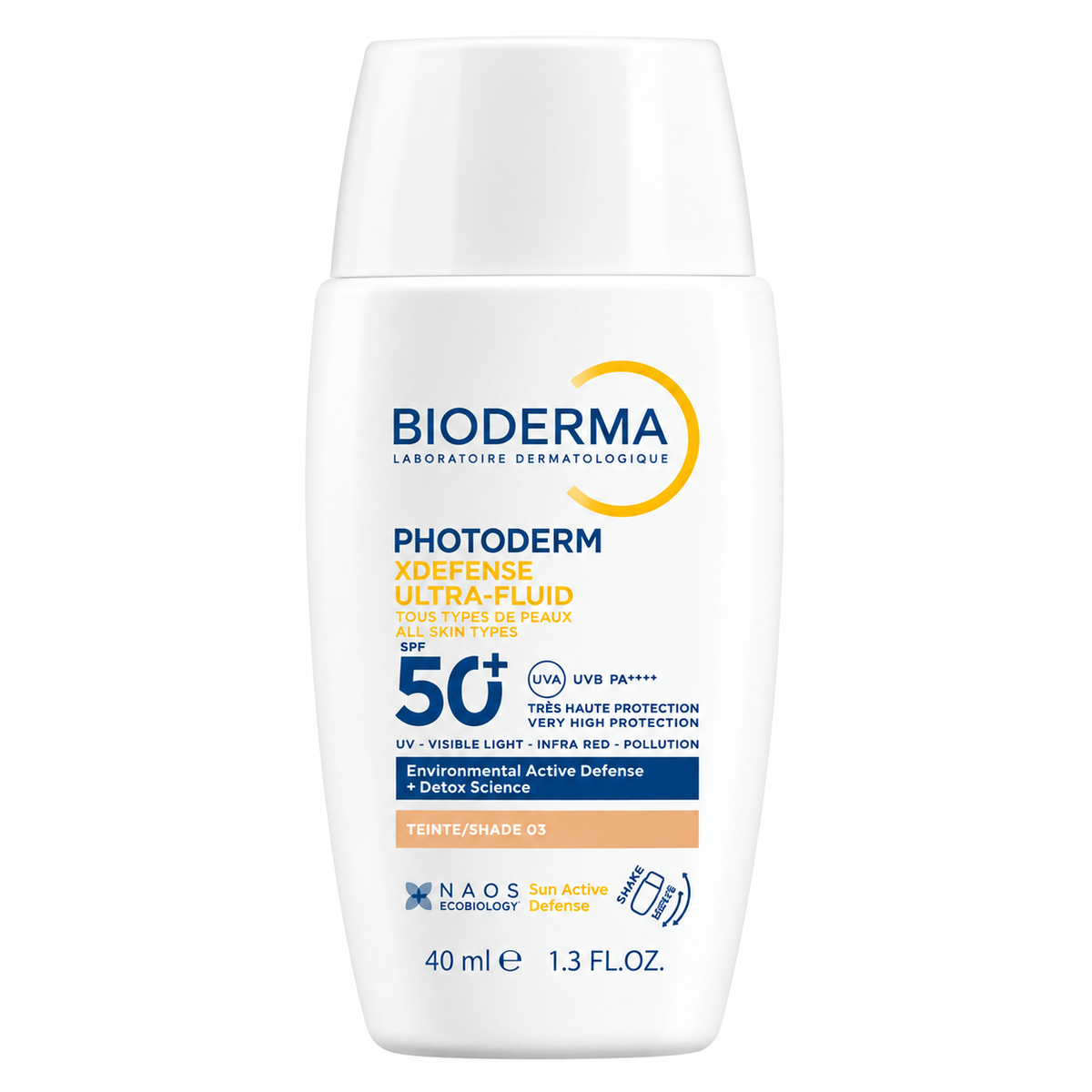 BIODERMA PHOTODERM XDEFENSE ULTRA-FLUID SPF 50+ TEINTE 03 40ML