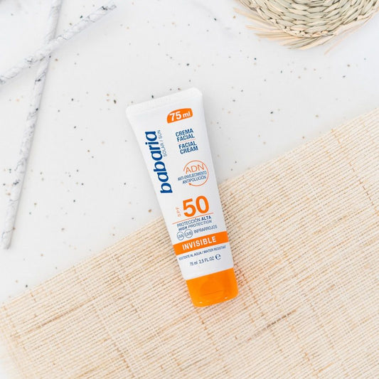 BABARIA SOLAR ADN INVISIBLE CRÈME SOLAIRE VISAGE SPF50+ 75ML