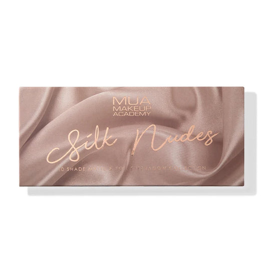 MUA 10 SHADE EYESHADOW PALETTE - SILK NUDES