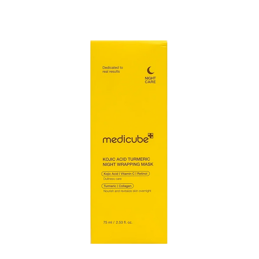 MEDICUBE KOJIC ACID TURMERIC NIGHT WRAPPING MASK 75ML