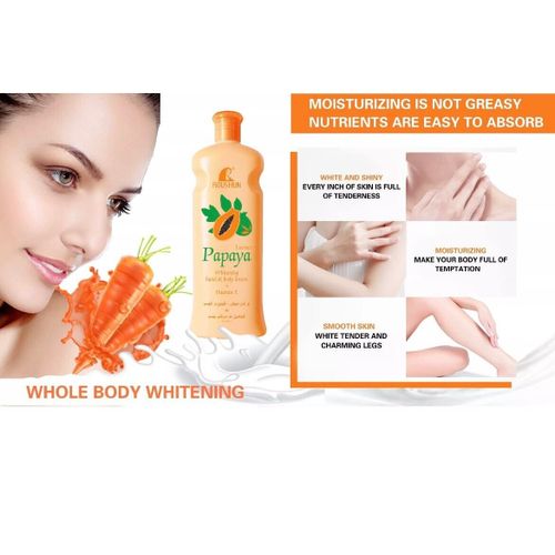 PAPAYA EXTRACT WHITENING HAND & BODY LOTION + VITAMIN E 600ML