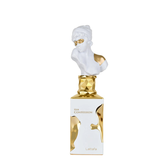 Lattafa Her Confession, Her Confession Eau de Parfum Femme, parfum Lattafa femme, parfum oriental femme, parfum floral sensuel, parfum féminin élégant, parfum longue tenue femme, acheter parfum Lattafa Maroc, beautyfamily.ma,