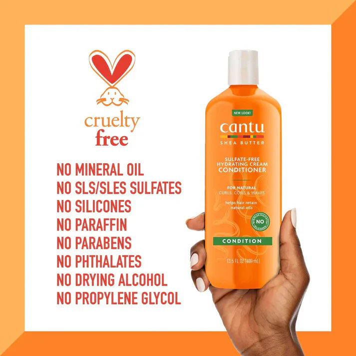 CANTU SULFTFREE Conditioner, Hydrating Cream 400 ml