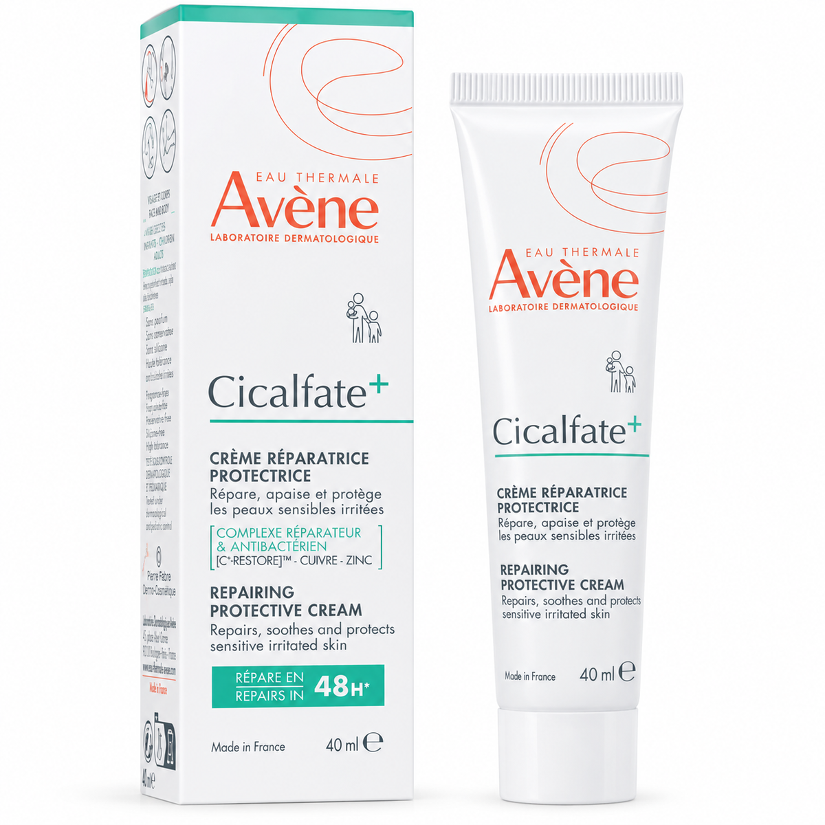 AVÈNE CICALFATE+ CRÈME RÉPARATRICE PROTECTRICE 40ML