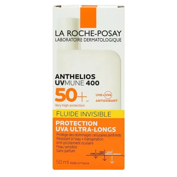 LA ROCHE POSAY ANTHELIOS UVMUNE 400 FLUIDE SOLAIRE INVISIBLE SPF50+ 50ML