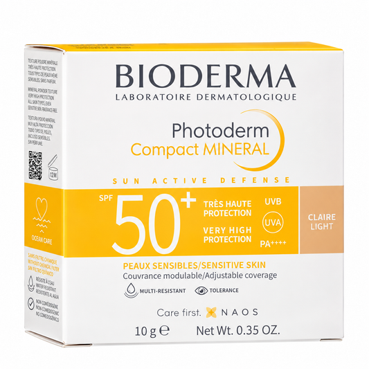 BIODERMA PHOTODERM COMPACT MINERAL SPF 50+ CLAIRE LIGHT 10G