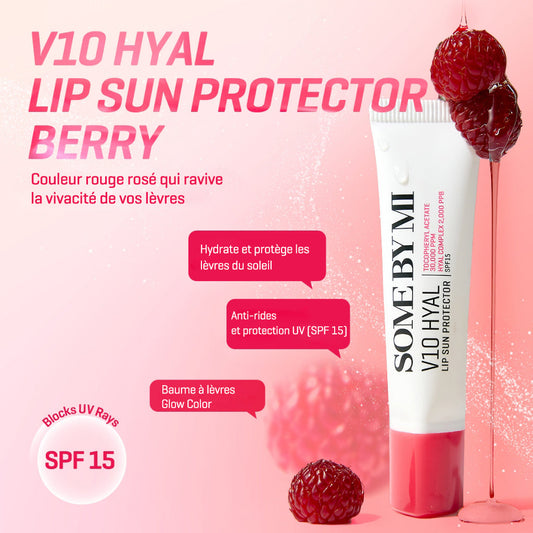 SOME BY MI V10 HYAL LIP SUN PROTECTOR BERRY 7ML