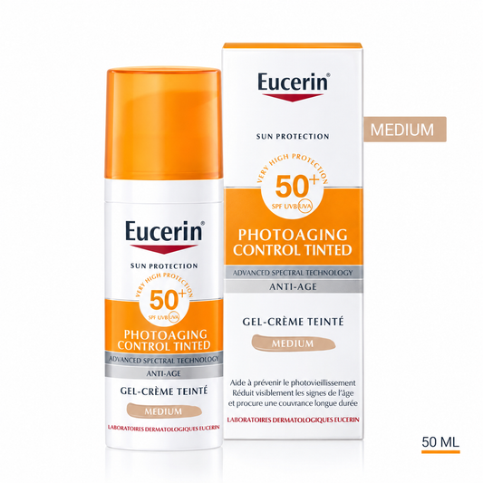 EUCERIN SUN PROTECTION PHOTOAGING CONTROL TEINTÉE SPF50+ 50 ML