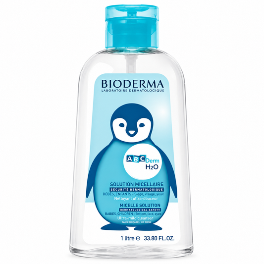 BIODERMA ABCDERM H₂O SOLUTION MICELLAIRE 1L