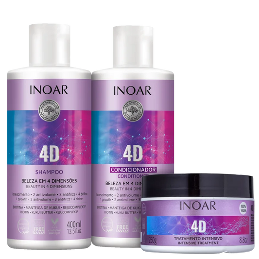 INOAR 4D KIT 3 PRODUITS - KStyle