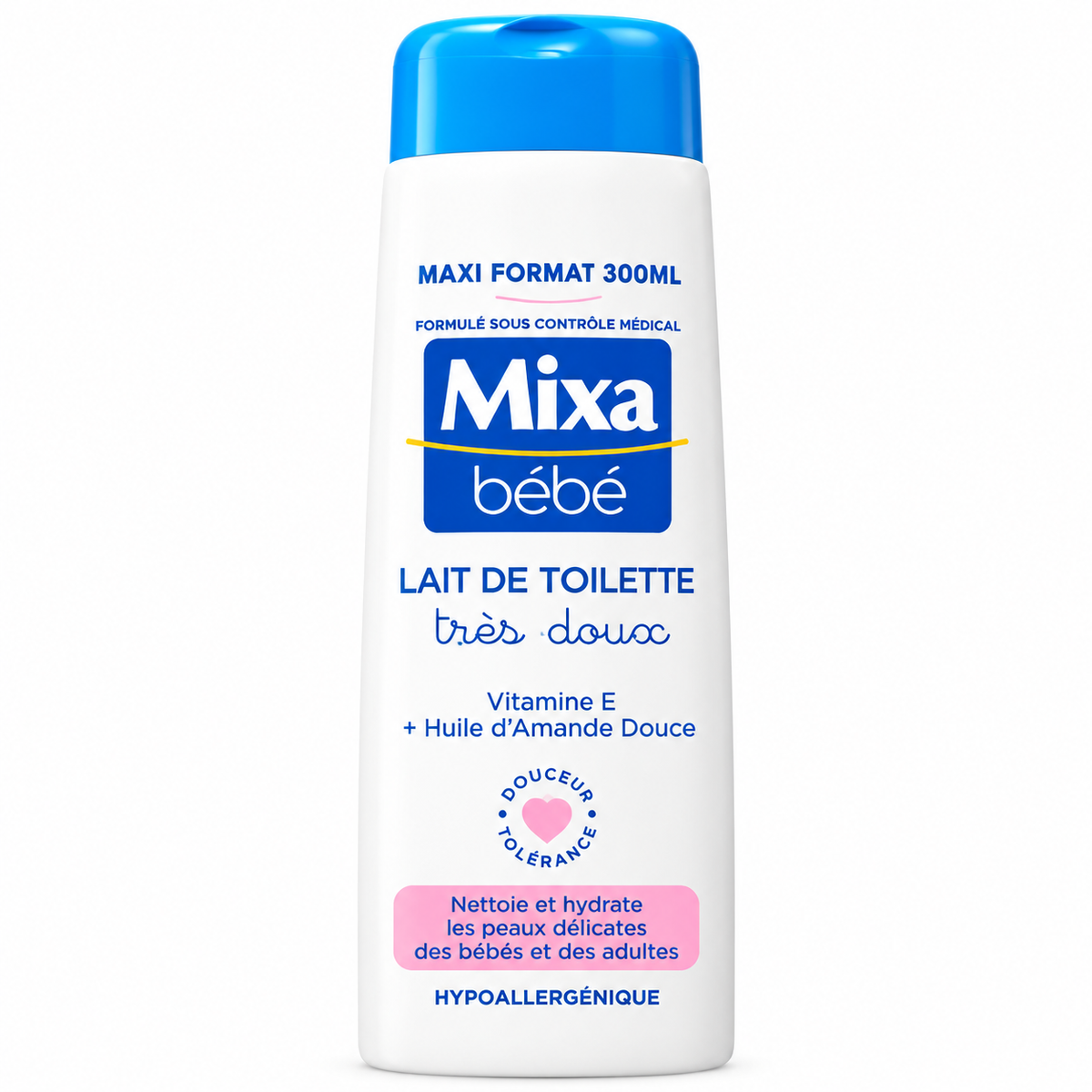 MIXA BÉBÉ LAIT DE TOILETTE TRÈS DOUX 300ML