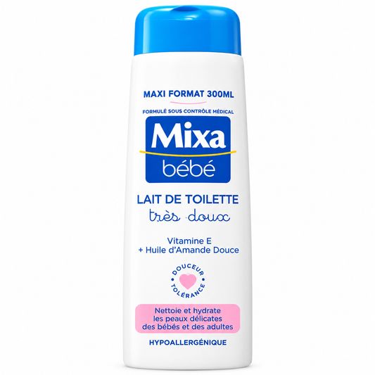 MIXA BÉBÉ LAIT DE TOILETTE TRÈS DOUX 300ML