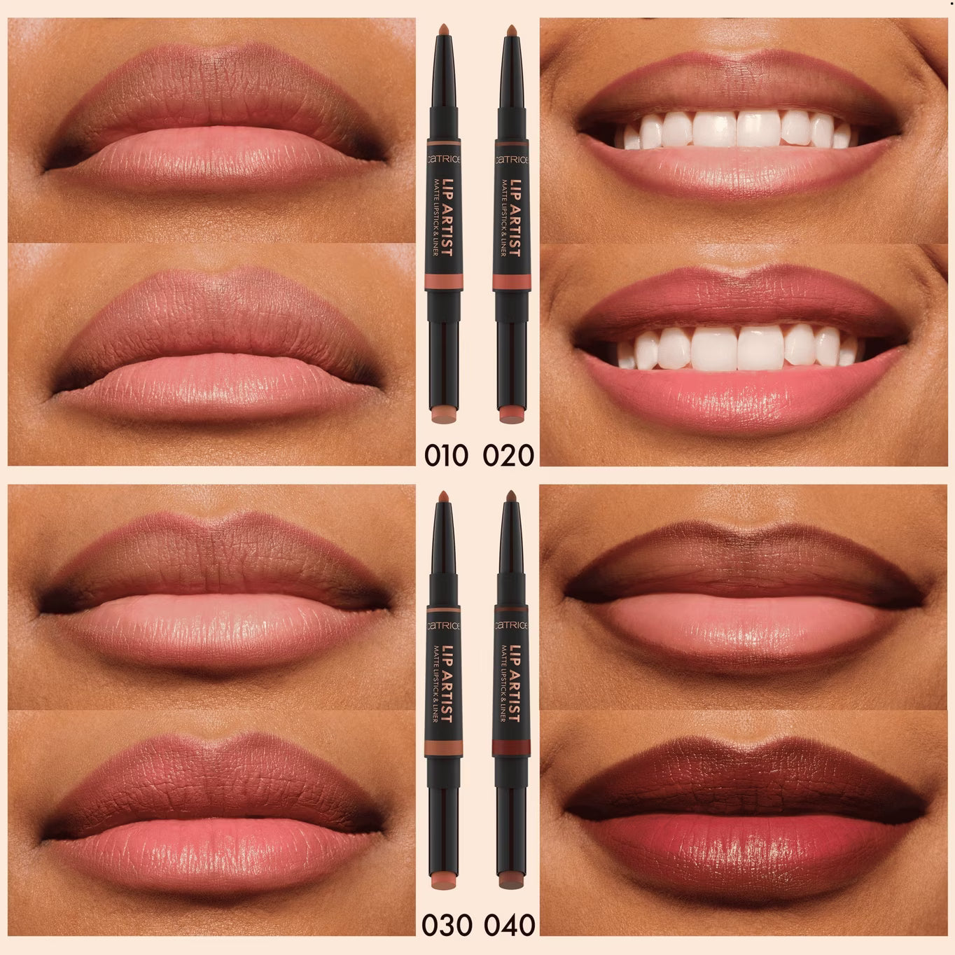 CATRICE LIP ARTIST MATTE LIPSTICK & LINER ROUGE ET CRAYON À LÈVRES