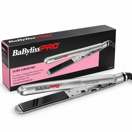 BABYLISSPRO ULTRA CURLER PRO LISSEUR PROFESSIONNEL 210° TITANIUM BAB2654EPE