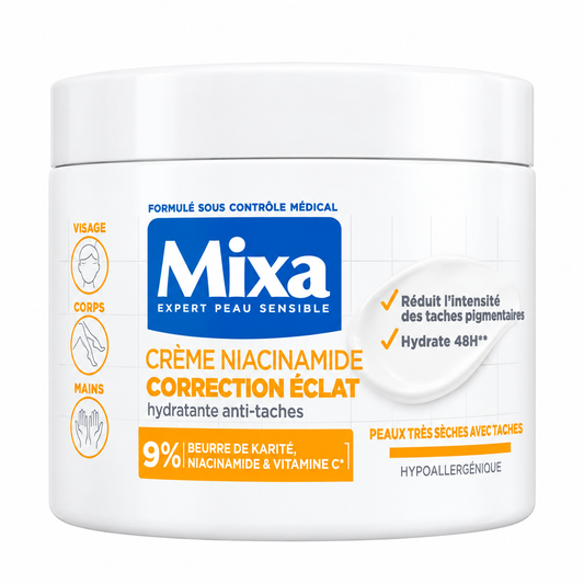 MIXA CRÈME NIACINAMIDE CORRECTION ÉCLAT 400ML