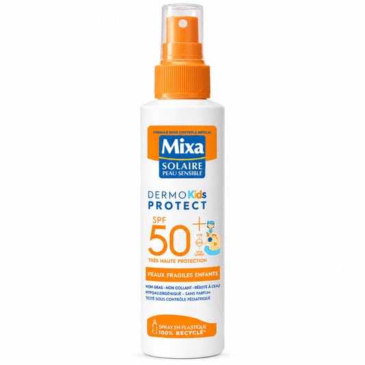 MIXA SOLAIRE DERMO KIDS PROTECT SPRAY SPF 50+ PEAUX FRAGILES ENFANTS 150ML
