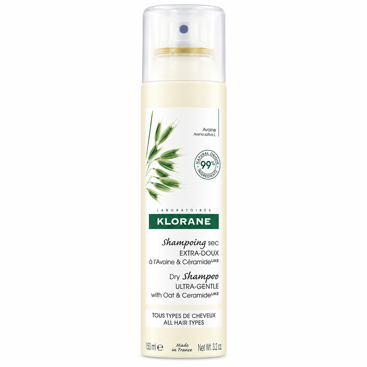 KLORANE SHAMPOING SEC EXTRA-DOUX À L’AVOINE ET CÉRAMIDEᴸᴵᴷᴱ
