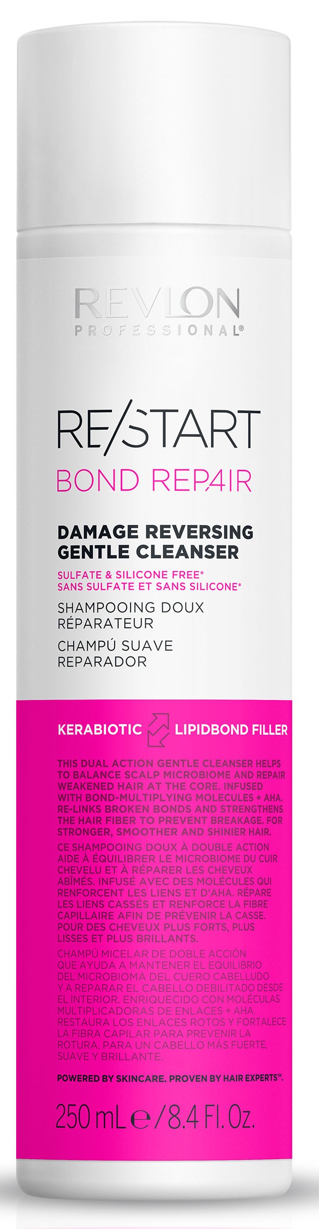 REVLON PROFESSIONAL RE/START BOND REPAIR DAMAGE REVERSING GENTLE CLEANSER 250ML