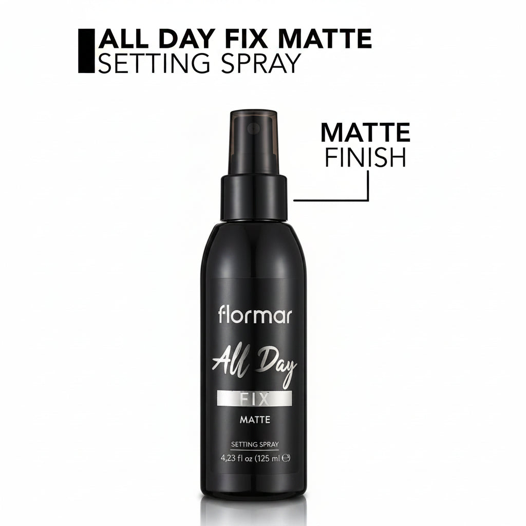 FLORMAR ALL DAY FIX MATTE SETTING SPRAY FIXATEUR DE MAQUILLAGE 125ML