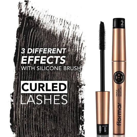 FLORMAR TRIPLE ACTION MASCARA