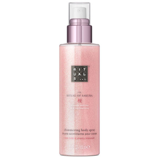 RITUALS THE RITUAL OF SAKURA BRUME SCINTILLANTE POUR LE CORPS RICE MILK AND CHERRY BLOSSOM 150 ML