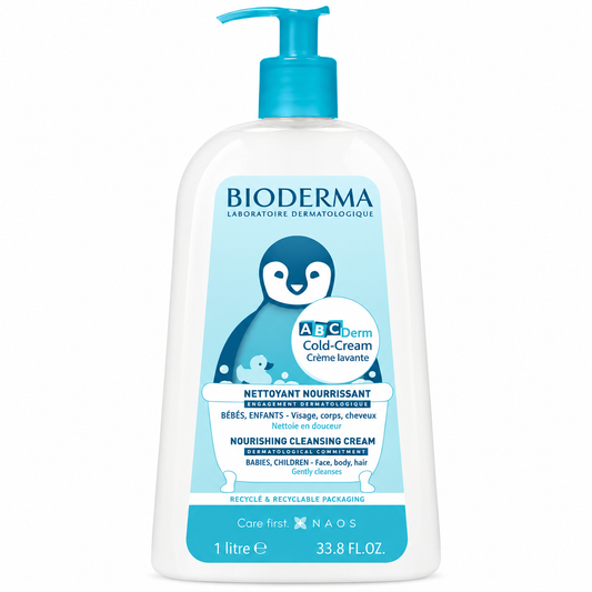 BIODERMA ABCDERM COLD-CREAM CRÈME LAVANTE 1L