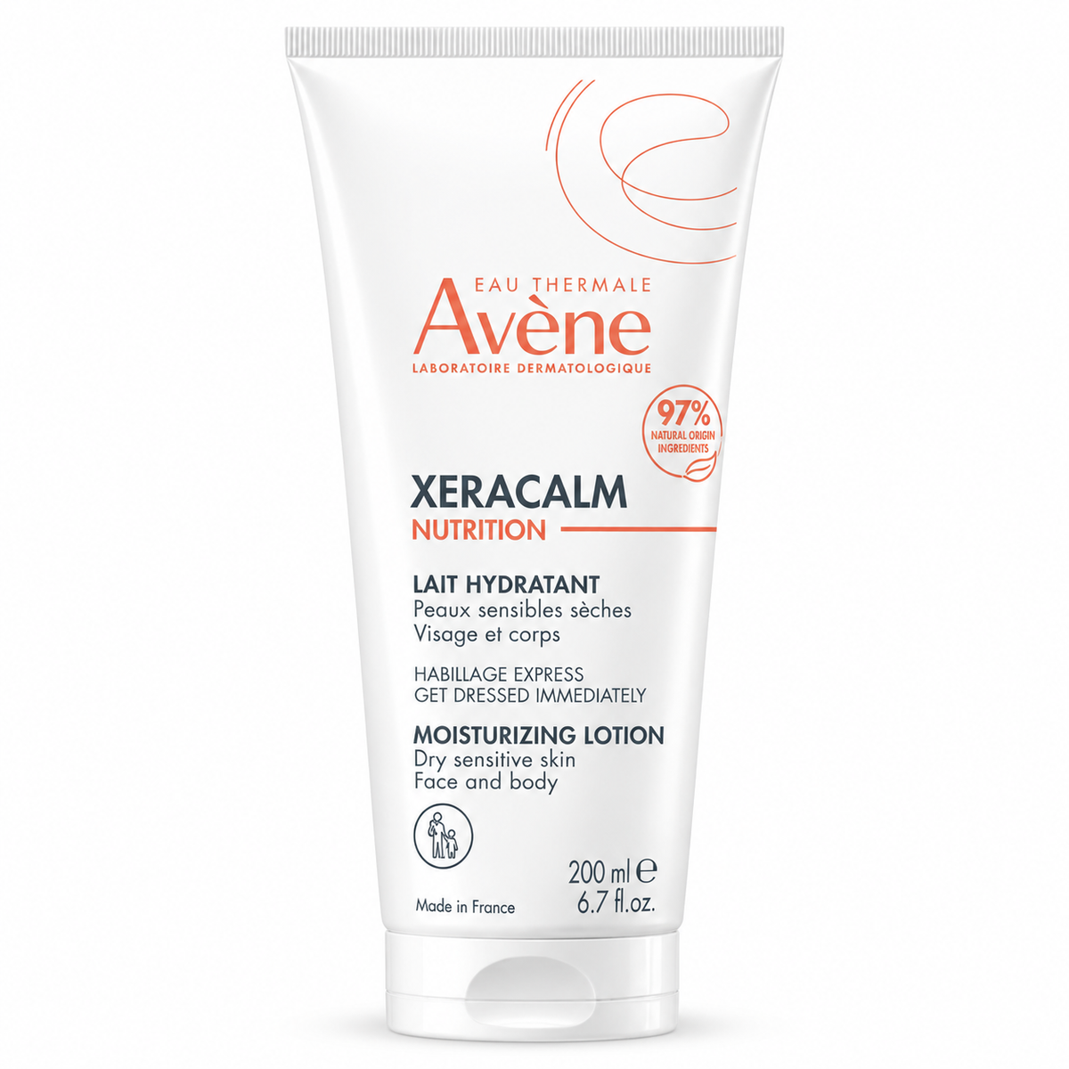AVENE XERACALM NUTRITION LAIT HYDRATANT 200 ML