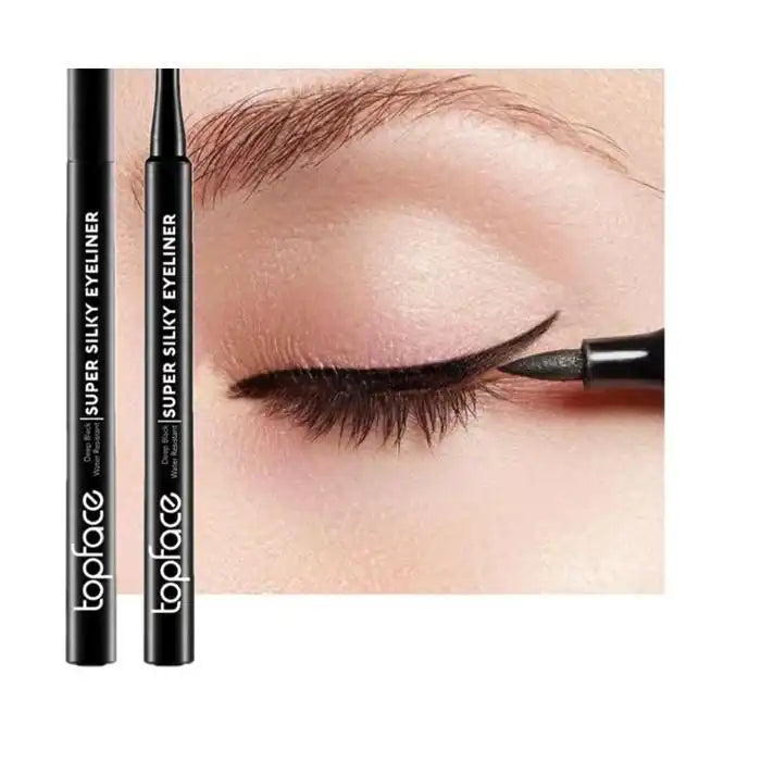 TOPFACE SUPER SILKY EYELINER DEEP BLACK WATER RESISTANT