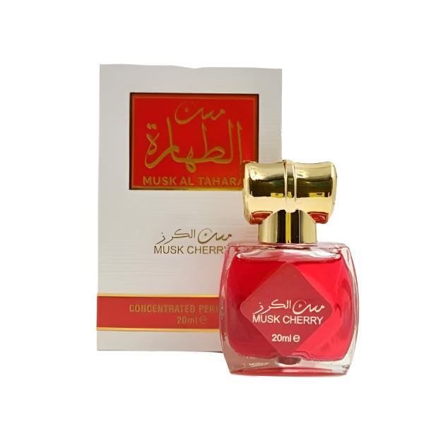 musk al tahara musk cherry, parfum musk cherry maroc, parfum cerise juteuse, parfum musc blanc, parfum gourmand maroc, parfum concentré 20ml, eau de parfum musc, parfum longue tenue, parfum halal maroc, parfum unisexe maroc, al aqeeq parfum, parfum tendance maroc, parfum pas cher maroc, parfum fruité musqué, beautyfamily.ma, parfum oriental maroc