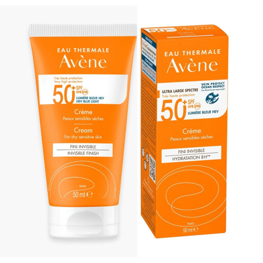 AVÈNE CREME FINI INVISIBLE SPF 50+ PEAUX SENSIBLES SECHES 50ML