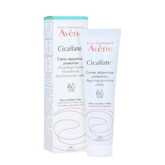 Avène Cicalfate+, crème réparatrice, crème apaisante, soin peau irritée, crème cicatrisante visage, crème post-intervention, Avène Maroc, Cicalfate Maroc, crème pour peaux sensibles, soin post-laser, crème Avène bébé, beautyfamily.ma, Cicalfate 100ml