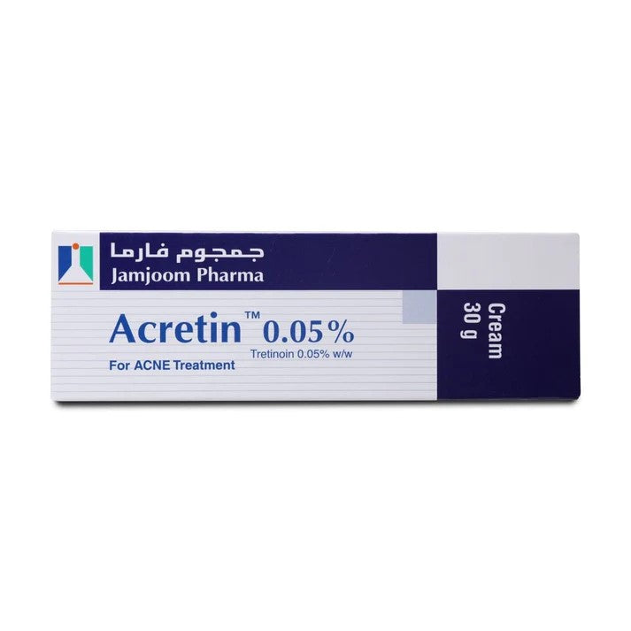 ACRETIN 0,05 % CRÈME TRAITEMENT DE L’ACNÉ À LA TRÉTINOÏNE 30G