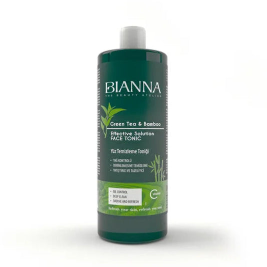Bianna Tonique Visage Solution Efficace Thé Vert & Bambou - 400 ml
