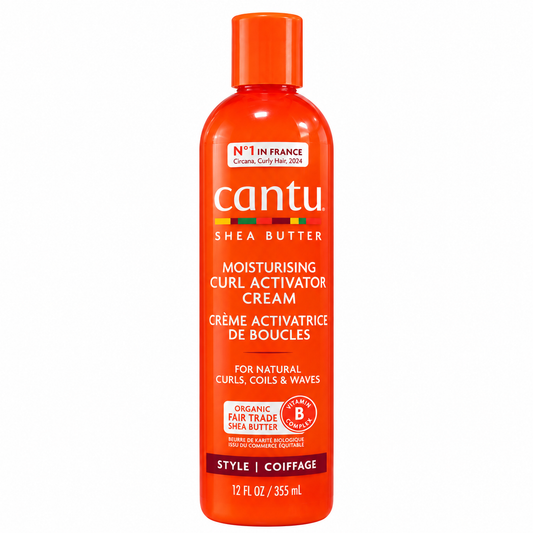 CANTU SHEA BUTTER MOISTURIZING CRÈME ACTIVATRICE DE BOUCLES 355ML