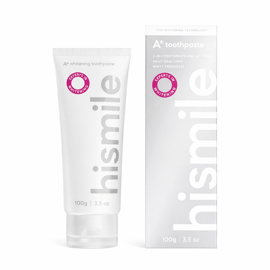 HISMILE TOOTHPASTE A+ WHITENING DENTIFRICE BLANCHISSANT 100 G