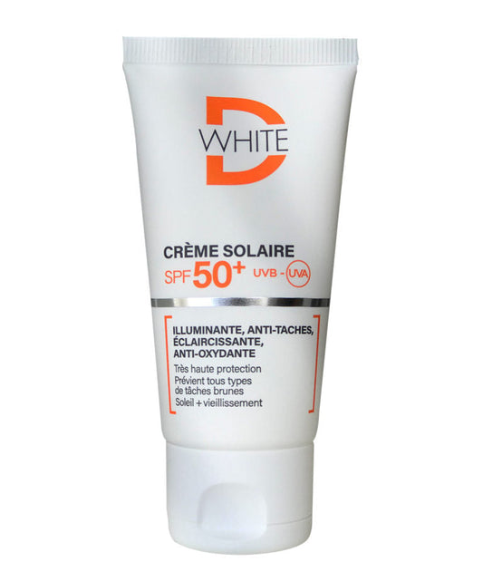 crème solaire visage SPF50,
protection solaire invisible,
crème solaire anti taches,
meilleure crème solaire Maroc,
crème solaire peau sensible,
écran solaire invisible,
crème solaire sans traces blanches,
crème solaire UVA UVB Maroc,
D-WHITE crème solaire prix,
beautyfamily crème solaire visage