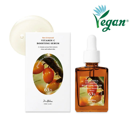 Dr Althea, sérum vitamine C, vitamin C boosting serum, argousier, taches pigmentaires, peau sensible, niacinamide, acide hyaluronique, tranexamique acid, sérum éclaircissant, routine éclat, beautyfamily.ma, cosmétique coréenne