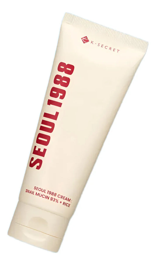 SEOUL 1988 CREAM : SNAIL MUCIN 93% + RICE 100ML