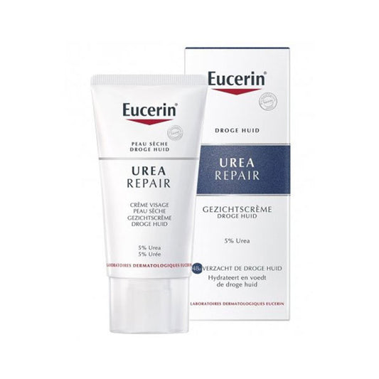 EUCERIN UREA REPAIR CREME VISAGE PEAU SECHE 5 % D'UREE 50 ML