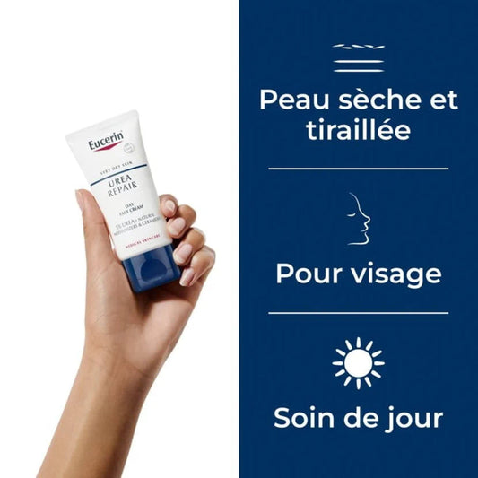 EUCERIN UreaRepair Crème Visage 5% d'Urée - 50ml