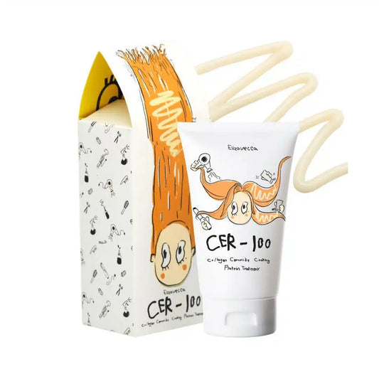 elizavecca cer-100, traitement capillaire coréen, soin cheveux abîmés, masque cheveux collagène, protéines végétales cheveux, céramides cheveux, soin cheveux secs, traitement après coloration, masque capillaire réparateur, produit cheveux K-beauty, beautyfamily Maroc