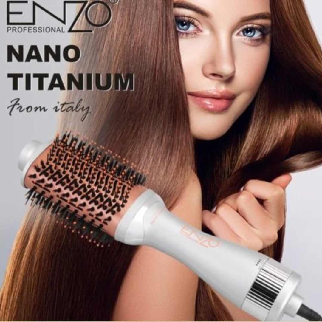 Brosse Chauffante One Step ENZO Nano Titanium 1500W EN-4139