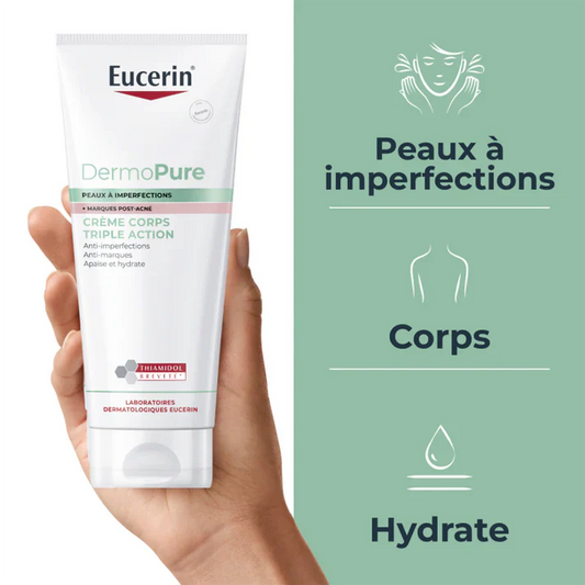 EUCERIN DERMOPURE CRÈME CORPS TRIPLE ACTION 200ML