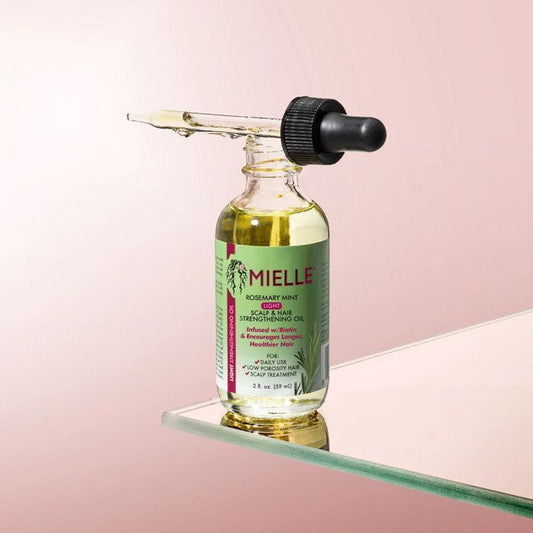 MIELLE ROSEMARY MINT LIGHT SCALP & HAIR STRENGTHENING OIL 59ML