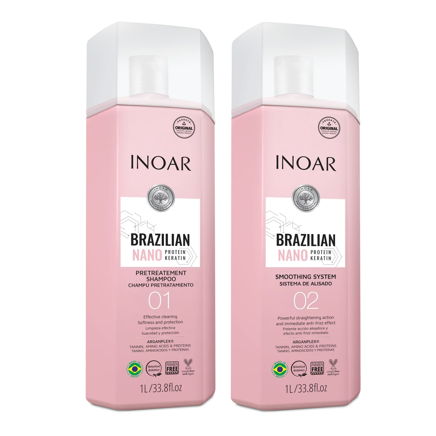 INOAR Brazilian Nano Protein Keratin 1L - KStyle