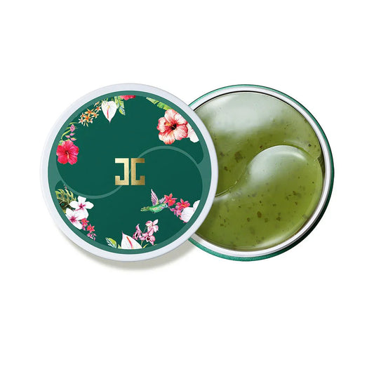 JAYJUN, Green Tea Eye Patch, patch yeux thé vert, hydrogel eye patch, cernes poches, niacinamide, acide hyaluronique, adénosine, soin contour des yeux, yeux fatigués, beautyfamily.ma, cosmétique coréenne Maroc