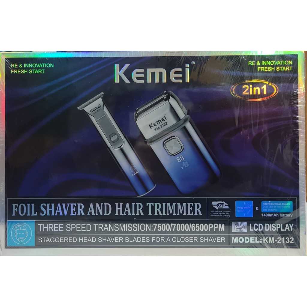 KEMEI KM-2132 Ensemble professionnel de tondeuse à cheveux