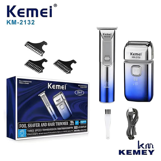 KEMEI KM-2132 Ensemble professionnel de tondeuse à cheveux
