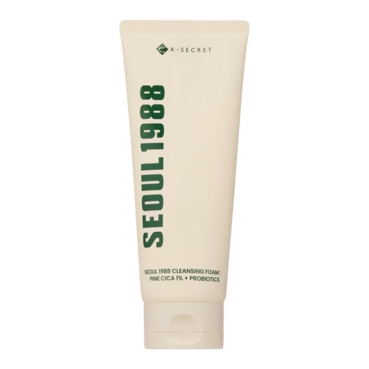 KSECRET – SEOUL 1988 CLEANSING FOAM : PINE CICA 1% + PROBIOTICS – 150 ml