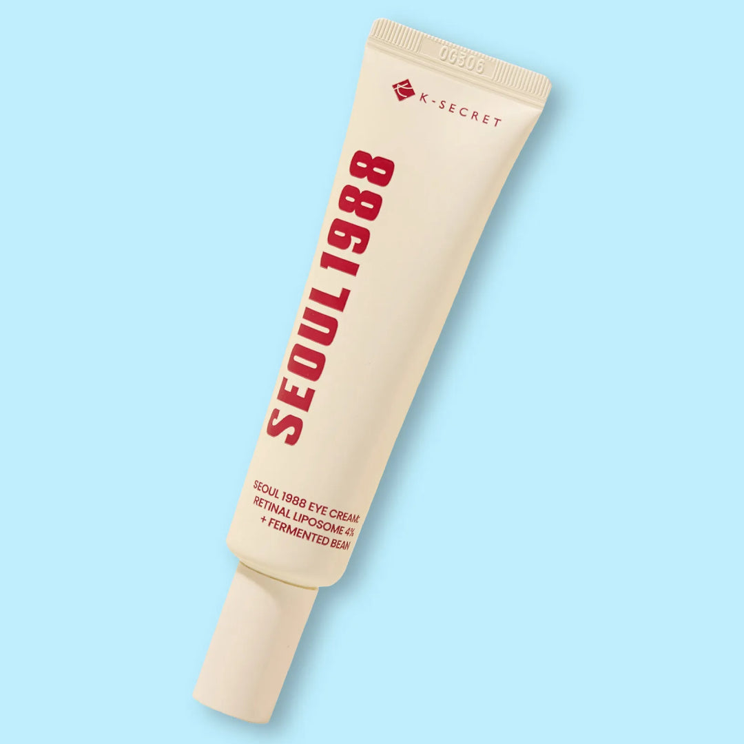 KSECRET – SEOUL 1988 Crème pour le Contour des Yeux au Rétinol et aux Enzymes de Haricots Eye Cream : Retinal Liposome 4% + Fermented Bean